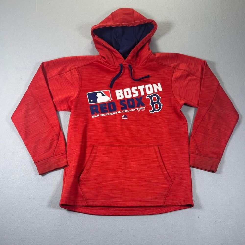 Majestic-athletic Men's Red Hoodie